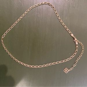 Kendra Scott, paper clip chain necklace